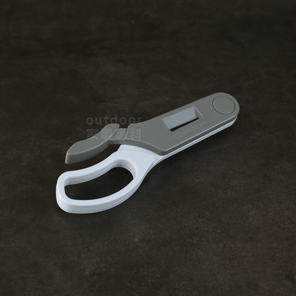 outdoor家事專科 日本製 KING JIM TEPRA 標籤貼紙半切剪刀 標籤貼紙剪刀 辦公文具 RH-24-細節圖3