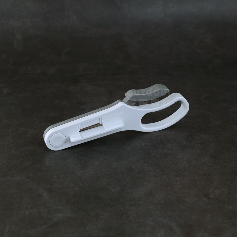 outdoor家事專科 日本製 KING JIM TEPRA 標籤貼紙半切剪刀 標籤貼紙剪刀 辦公文具 RH-24-細節圖4