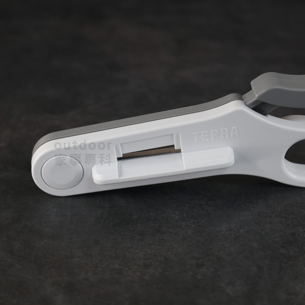 outdoor家事專科 日本製 KING JIM TEPRA 標籤貼紙半切剪刀 標籤貼紙剪刀 辦公文具 RH-24-細節圖8
