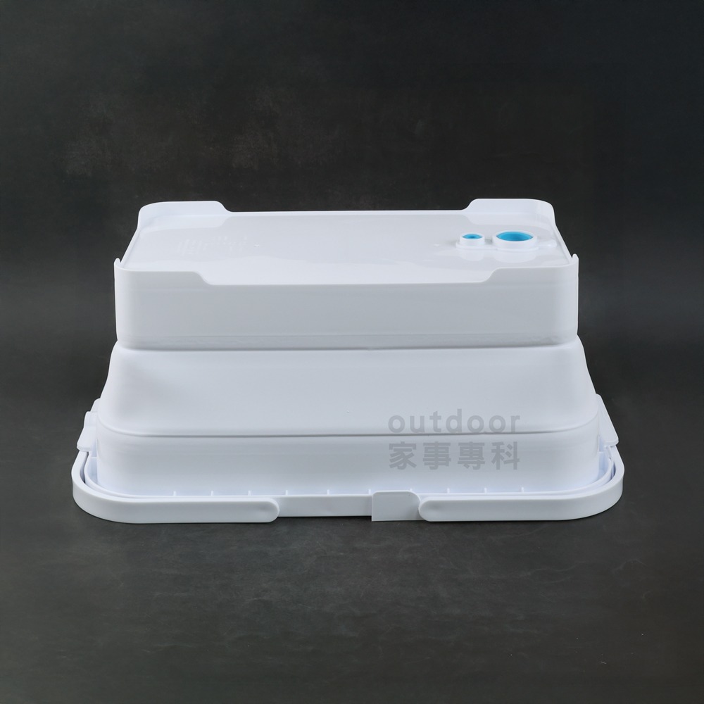 outdoor家事專科 日本製 iSETO伊勢藤 15L手提式摺疊洗滌桶 貓咪洗澡盆 附可拆式架版 洗滌盆 洗衣桶 水桶-細節圖6