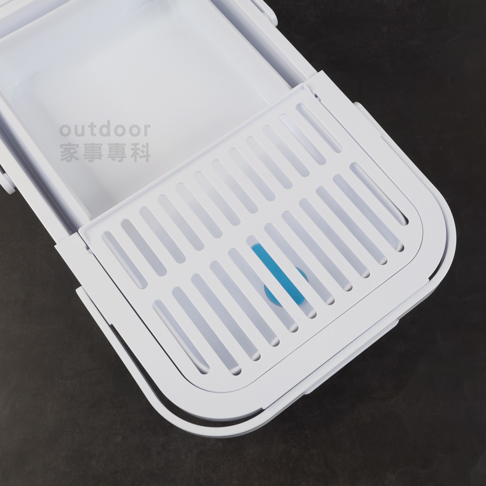 outdoor家事專科 日本製 iSETO伊勢藤 15L手提式摺疊洗滌桶 貓咪洗澡盆 附可拆式架版 洗滌盆 洗衣桶 水桶-細節圖8
