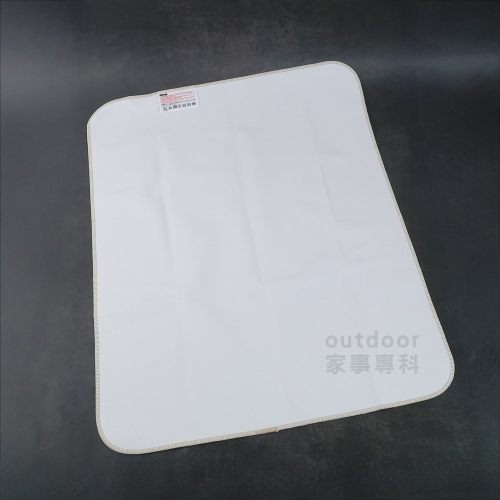 outdoor家事專科 日本製 LEC 笑激SHOCK 超薄吸水速乾地墊 3層構造 60x45cm 超薄腳踏墊 米褐色-細節圖3