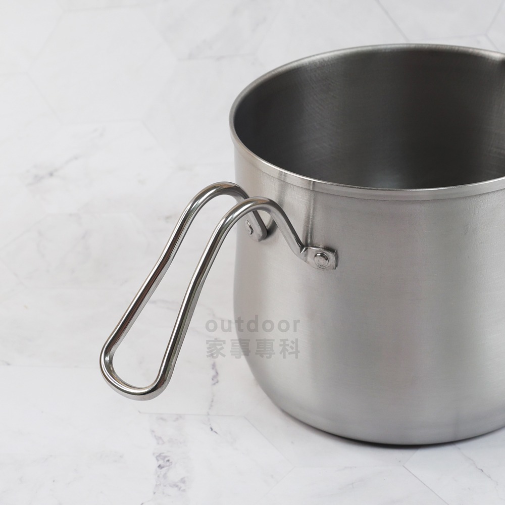outdoor家事專科 日本製 Arnest 多功能不銹鋼附網附蓋單手鍋 14cm料理鍋 IH爐適用 逸品創物-細節圖6