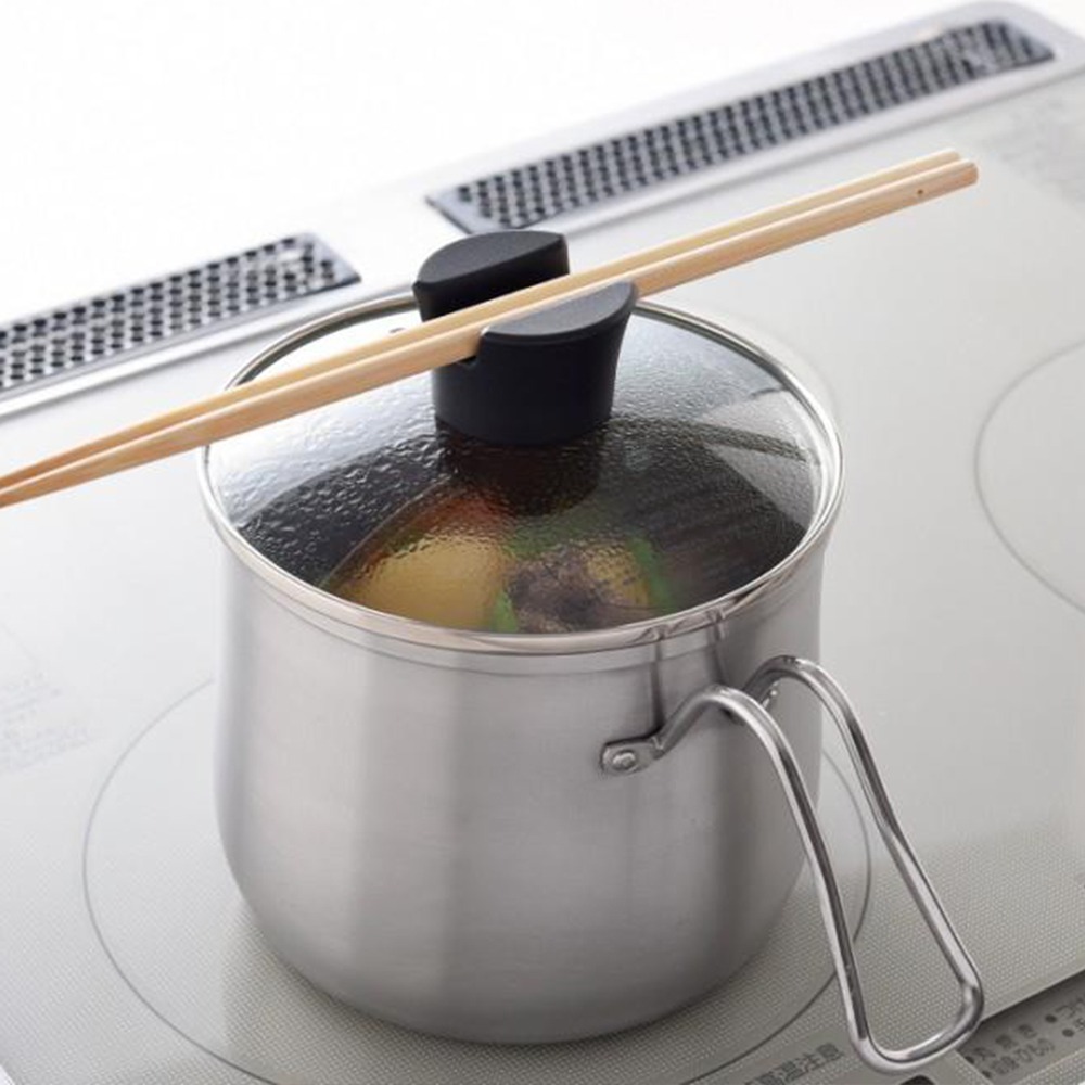 outdoor家事專科 日本製 Arnest 多功能不銹鋼附網附蓋單手鍋 14cm料理鍋 IH爐適用 逸品創物-細節圖11