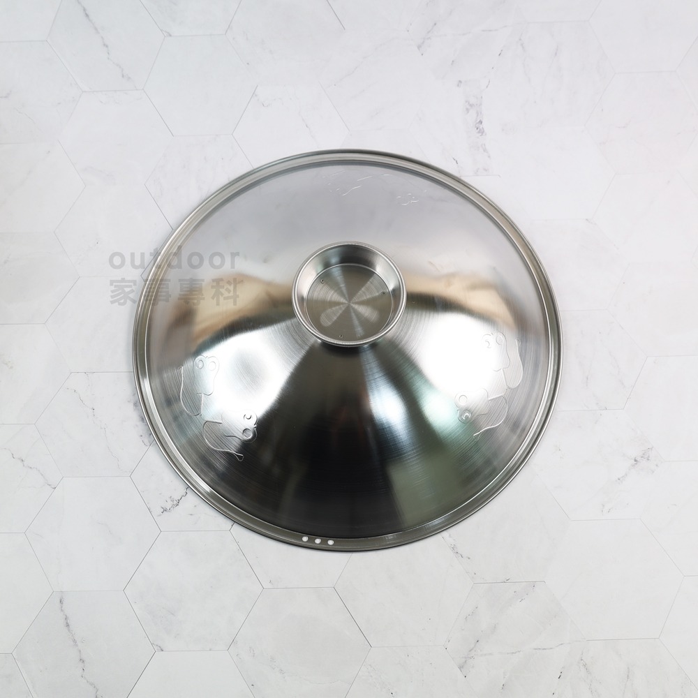 outdoor家事專科 日本製 Yoshikawa吉川 不銹鋼相撲火鍋 附蓋涮涮鍋 28cm 雙耳鍋 美味彩菜 IH爐-細節圖6