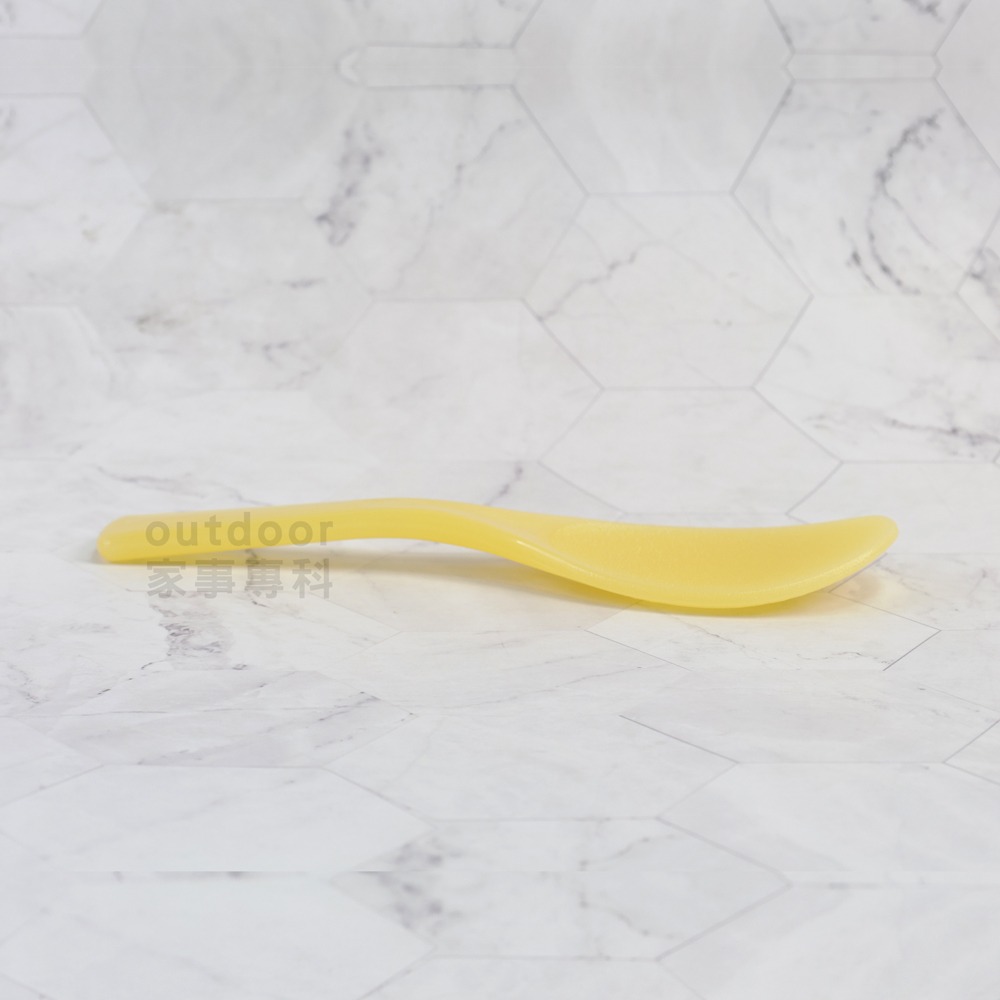outdoor家事專科 日本製 花井化成 不沾飯杓 20.5cm 飯匙 不易沾黏飯粒 抗菌挖飯杓 油飯 米糕匙 黃色-細節圖5