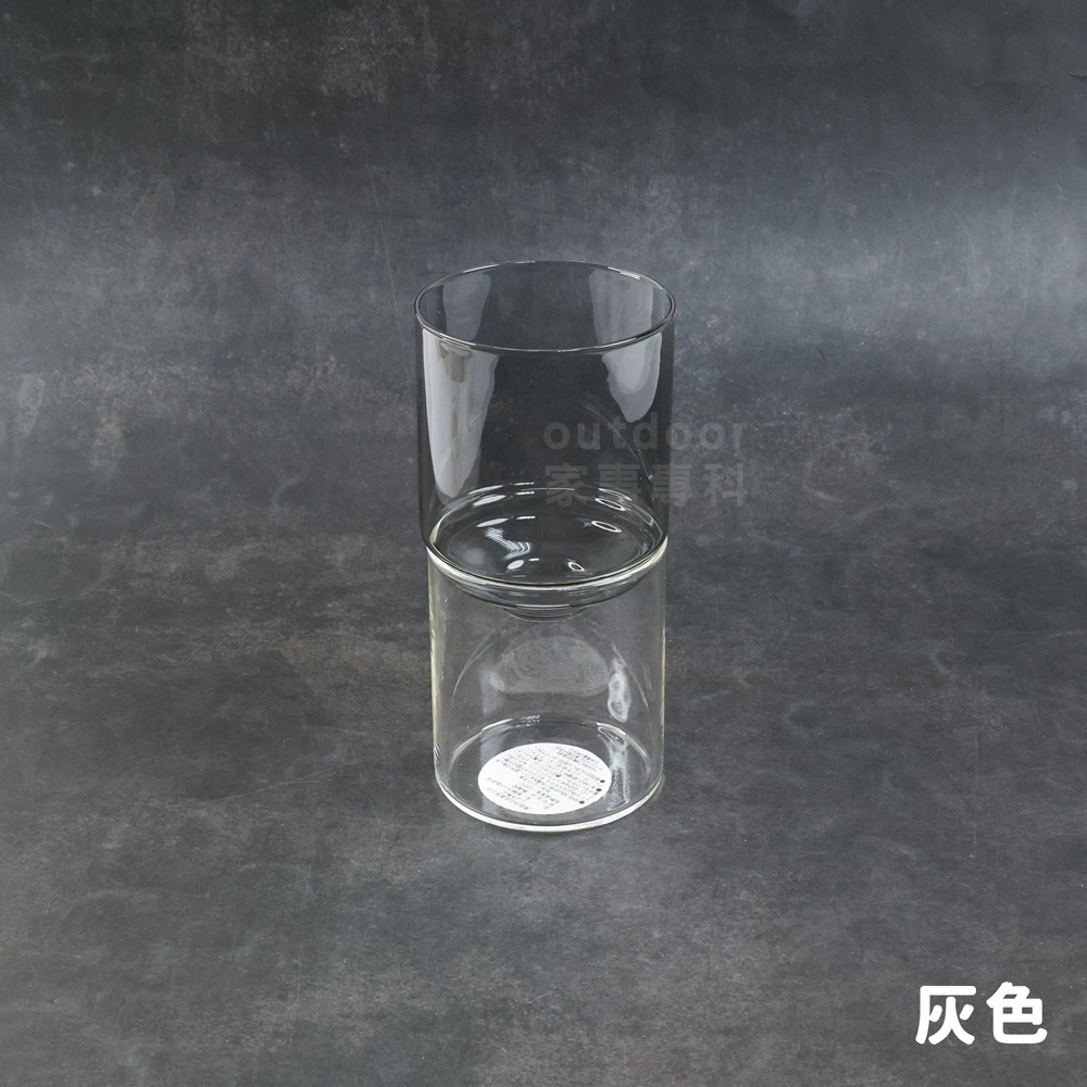 outdoor家事專科 日本製 HARIO 日日好離 水植玻璃花瓶 玻璃花器 琥珀色/透明/灰色 水耕植物 水培植物-規格圖11