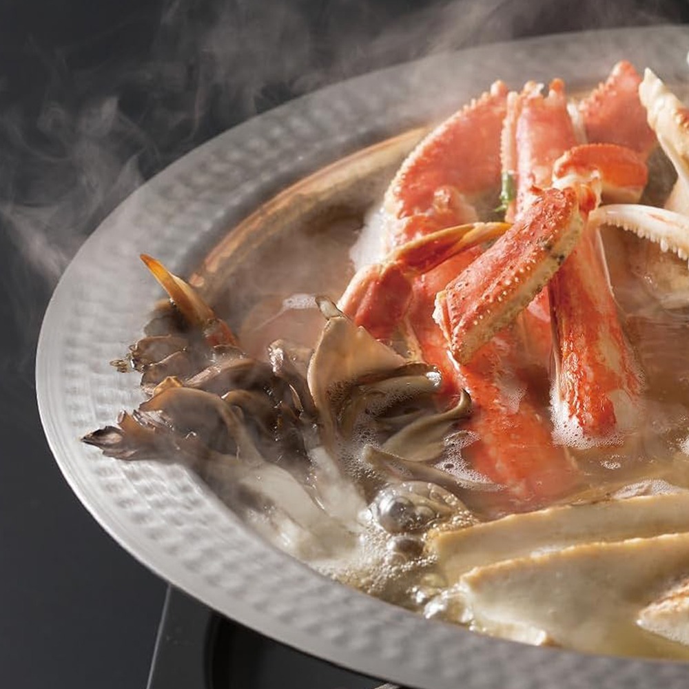 outdoor家事專科 日本製 和平Freiz 燕三條 不銹鋼槌目烏龍壽喜鍋 26/30cm 烏龍麵 火鍋 直火/IH爐-細節圖2