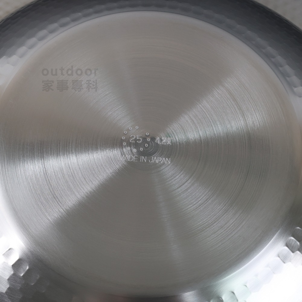 outdoor家事專科 日本製 和平Freiz 燕三條 不銹鋼槌目烏龍壽喜鍋 26/30cm 烏龍麵 火鍋 直火/IH爐-細節圖8