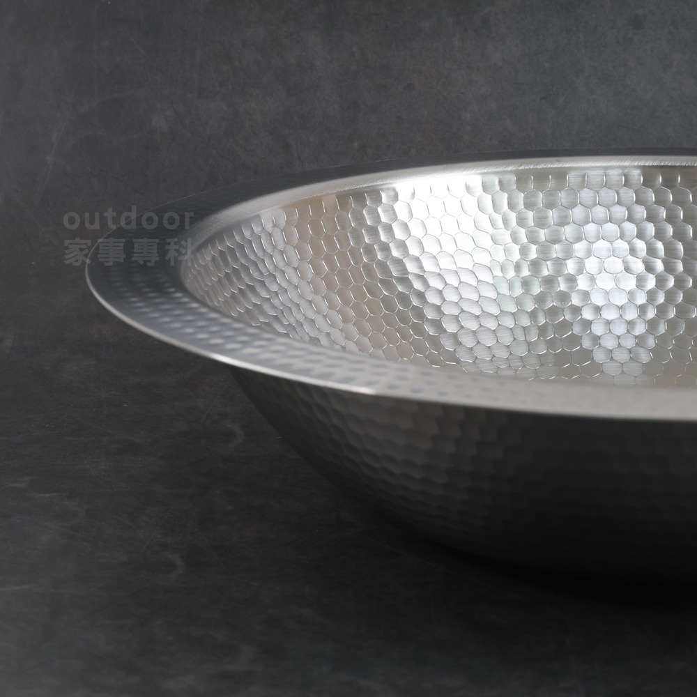 outdoor家事專科 日本製 和平Freiz 燕三條 不銹鋼槌目烏龍壽喜鍋 26/30cm 烏龍麵 火鍋 直火/IH爐-細節圖10