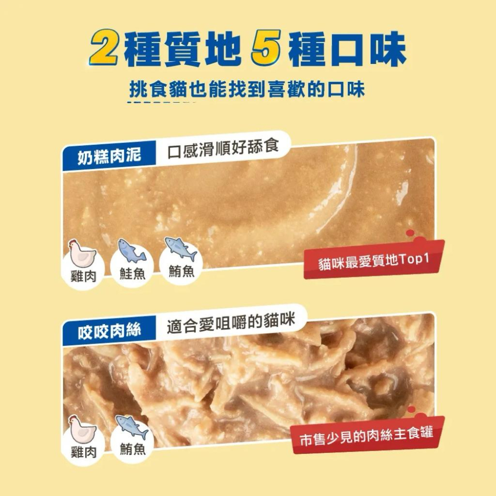 《愛吃鬼阿麥》Heromama 迷你mini無膠主食罐 55g 主食罐 小份量主食罐 貓咪罐頭 貓咪主食罐 泥狀/肉絲-細節圖7