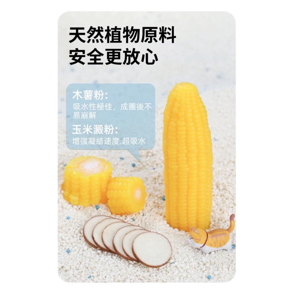 《愛吃鬼阿麥》 PETBERRY  貓砂天使 木薯砂 玉米砂 貓砂 仿礦砂 珍珠砂 豆腐砂 玉米砂 不黏底 無粉塵-細節圖5