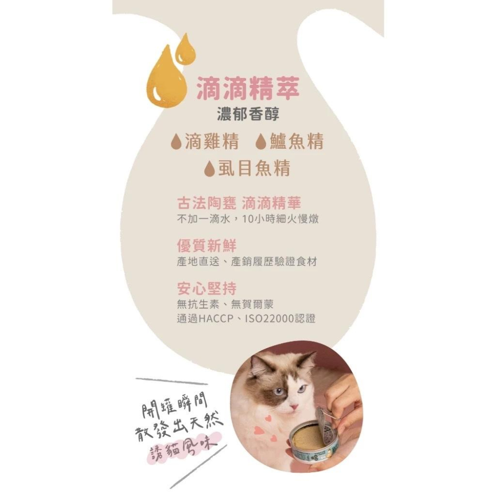 《愛吃鬼阿麥》貪貪 蜂之罐超肉泥機能貓主食罐 80g貓罐 貓主食罐 補水 貓濕食 低碳水 肉泥罐-細節圖8