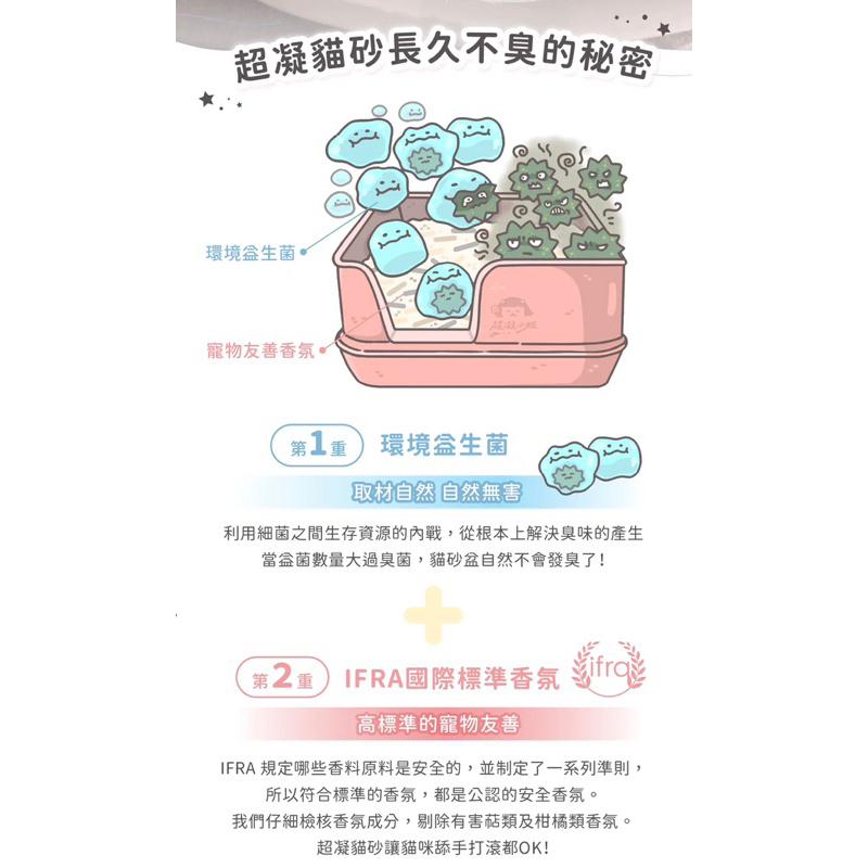 《送益生菌！愛吃鬼阿麥》超凝小姐｜益生菌除臭豆腐砂【小清新系列/下午茶系列/純淨系列】-細節圖5