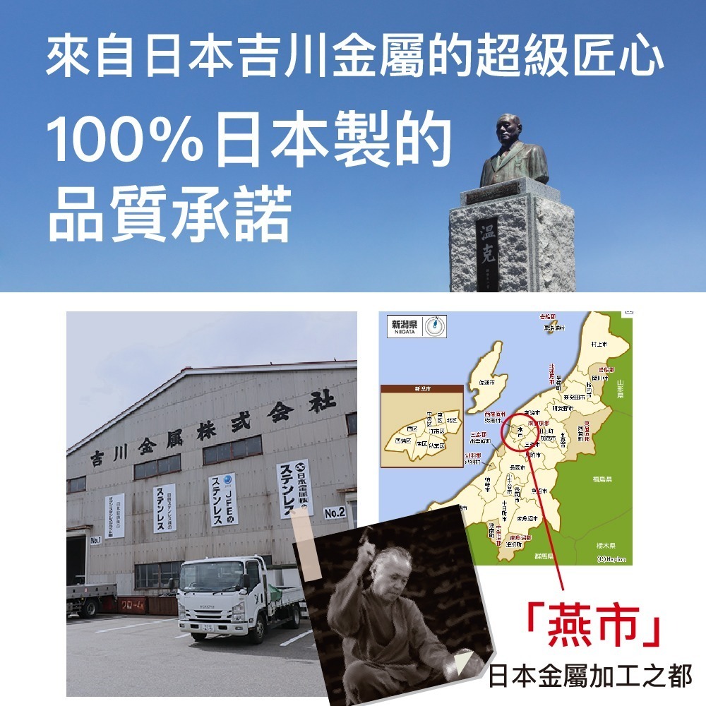 日本製 | DOHO Japan | 吉川金屬 雪平湯鍋附蓋 雙柄湯鍋 原廠盒裝 22CM-細節圖5