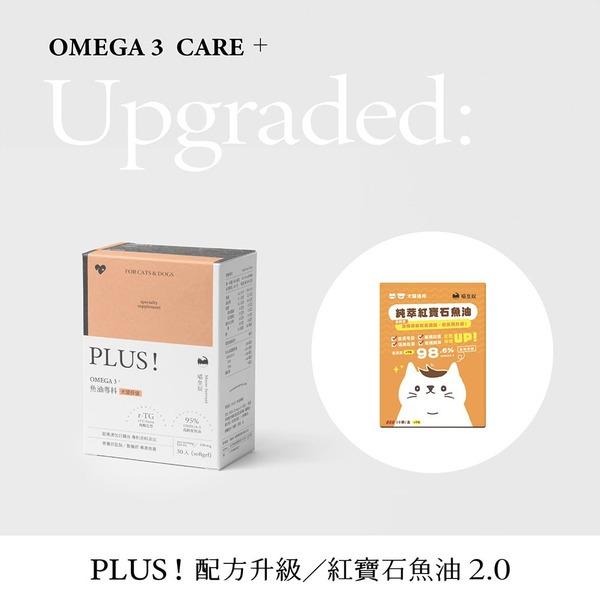 【喵皇奴】PLUS ! 魚油專科｜98.6％ 高濃度 Omega-3｜嚴格去除重金屬｜獸醫師推薦｜添加蝦紅素、沙棘果油-細節圖2