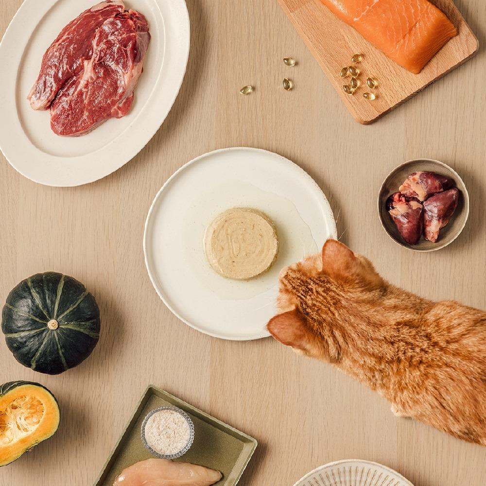 【喵皇奴】貓咪主食罐 80g｜鵪鶉+雞肉口味｜MIT無榖高含肉量｜泥狀慕絲狀｜全齡貓老貓幼貓成貓罐罐-細節圖6