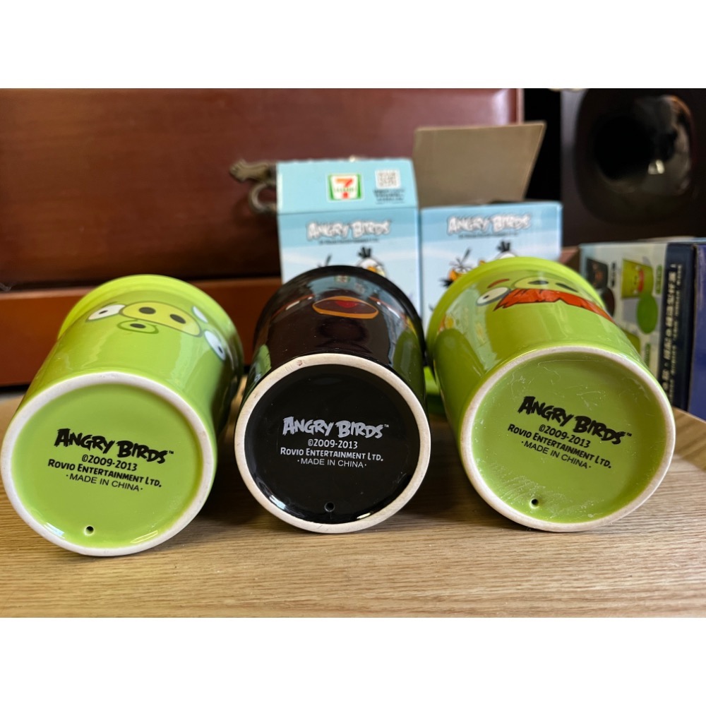 (全新）憤怒鳥雙層陶瓷杯（附立體造型杯蓋）7-11集點聯名-細節圖3