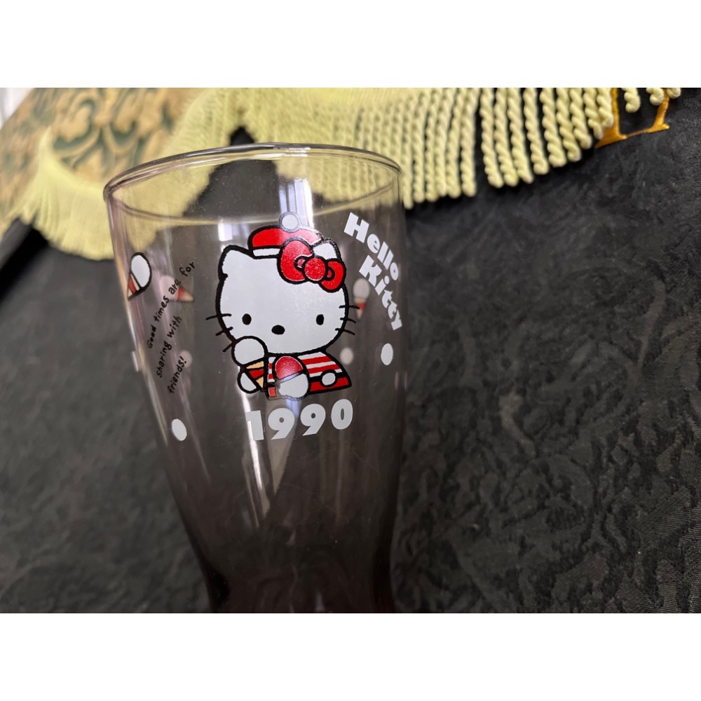 （全新）Hello kitty40th anniversary 經典玻璃曲線杯7-11集點聯名-規格圖9