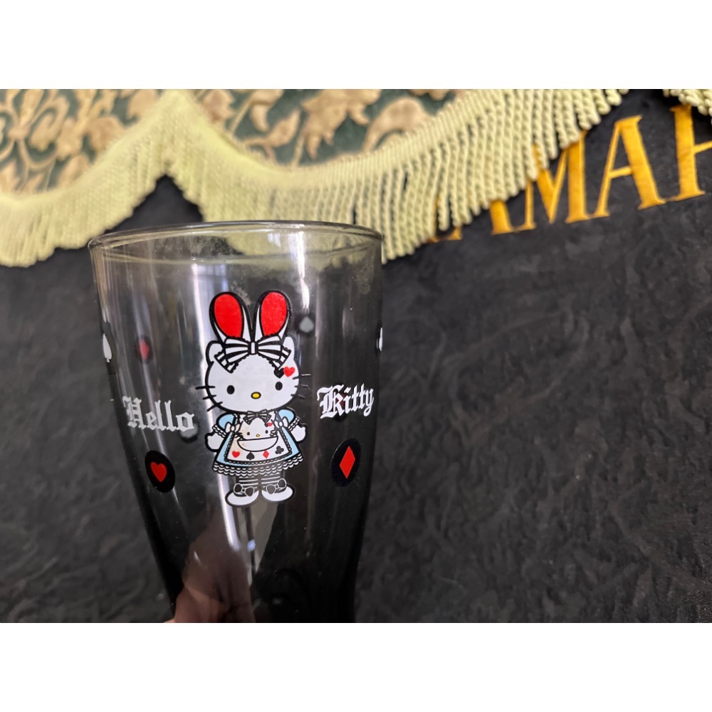 （全新）Hello kitty40th anniversary 經典玻璃曲線杯7-11集點聯名-規格圖9
