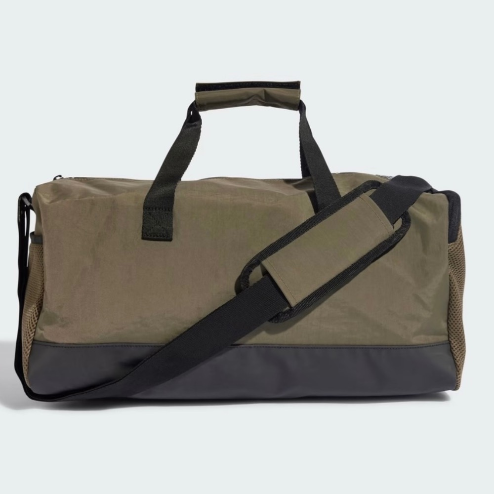 Adidas 愛迪達圓筒包DUFFEL BAG-軍綠色-細節圖2