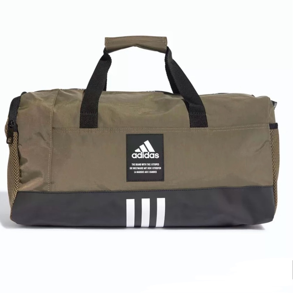 Adidas 愛迪達圓筒包DUFFEL BAG-軍綠色-規格圖4