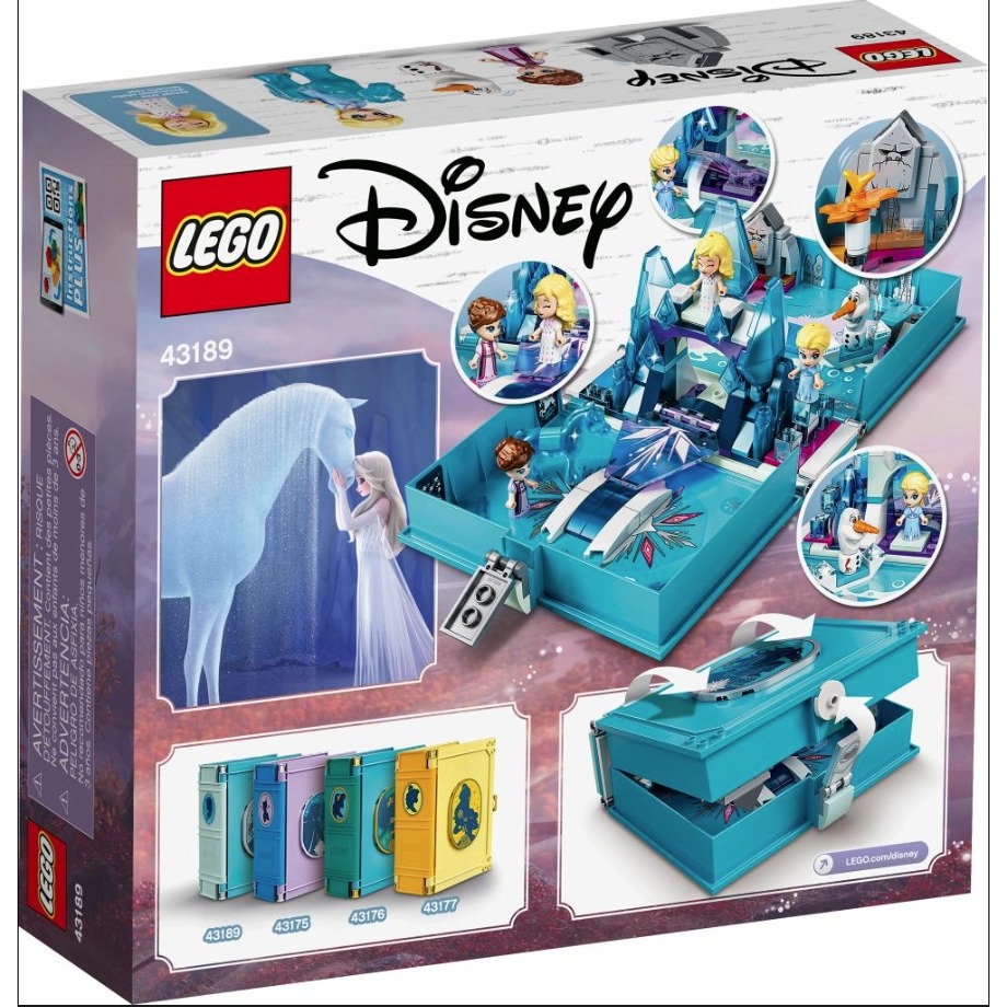 【龜仙人樂高】LEGO 43189 Disney 迪士尼系列 冰雪奇緣 艾莎與水靈諾克的口袋故事書-細節圖2