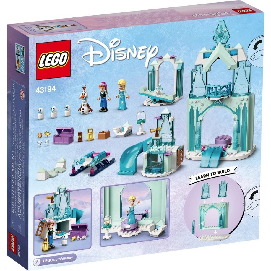 【龜仙人樂高】LEGO 43194 Disney 迪士尼系列 冰雪奇緣 安娜&艾莎的冰雪城堡-細節圖2