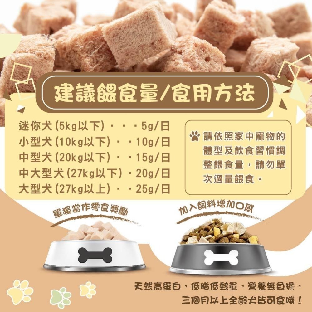 【Mr.凍乾】犬凍乾 八種口味 罐裝 袋裝 純天然 台灣製造 無添加防腐劑 天然原肉 獎勵零食 新鮮凍乾-細節圖9