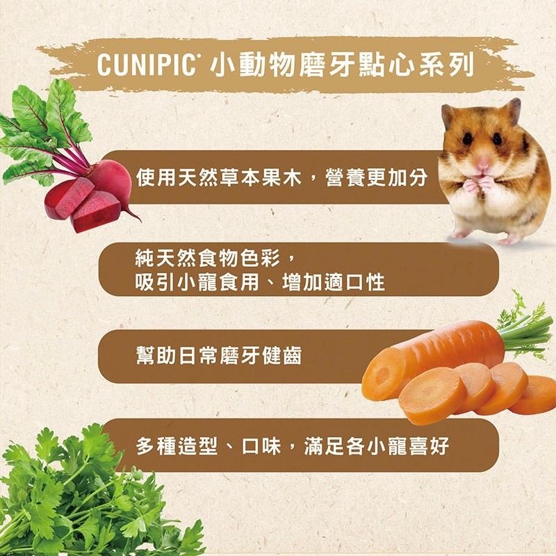 【西班牙CUNIPIC】磨牙點心玩具│榛果木+胡蘿蔔 /+歐芹 / +甜菜根│鼠兔磨牙木 鳥類也可以玩 營養蔬菜木-細節圖3