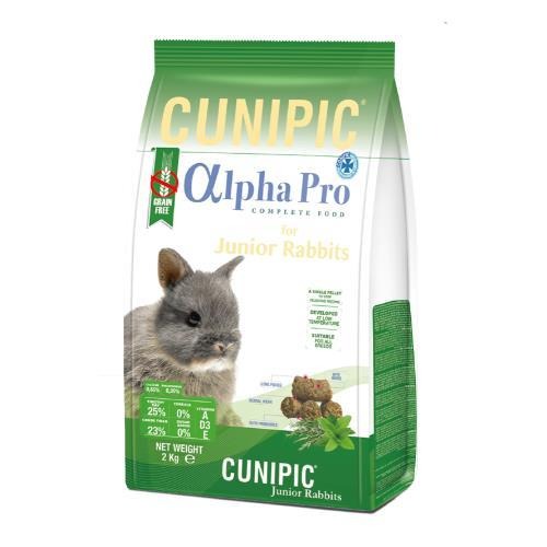 【西班牙CUNIPIC】幼兔頂級飼料 alpha Pro 頂級無穀專業照護(500G/1.75Kg)│幼兔營養寵糧 兔子