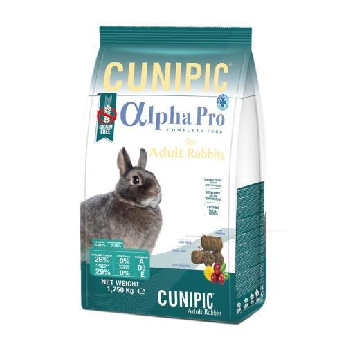 【西班牙CUNIPIC】成兔頂級飼料 alpha Pro 頂級專業照護(500G/1.75Kg) │ 歐洲頂級兔子寵糧