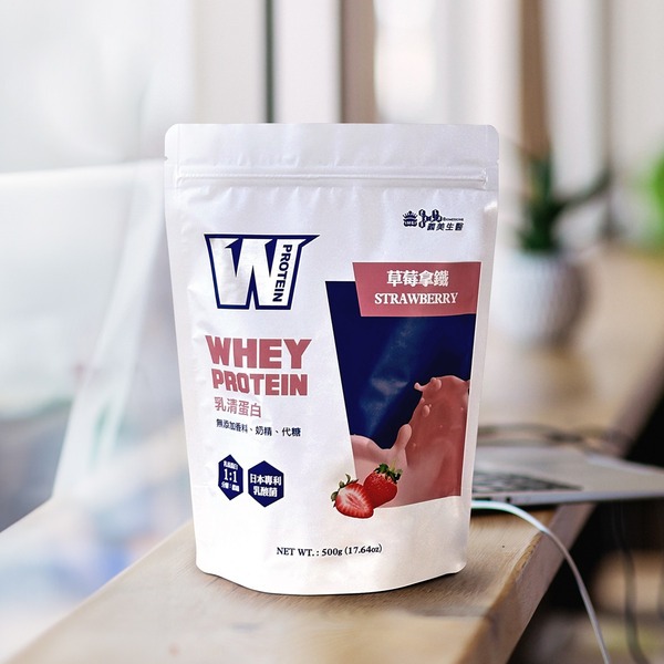 【義美生醫】W PROTEIN乳清蛋白飲-奶茶/可可/抹茶/草莓拿鐵 (500g/包)-規格圖8