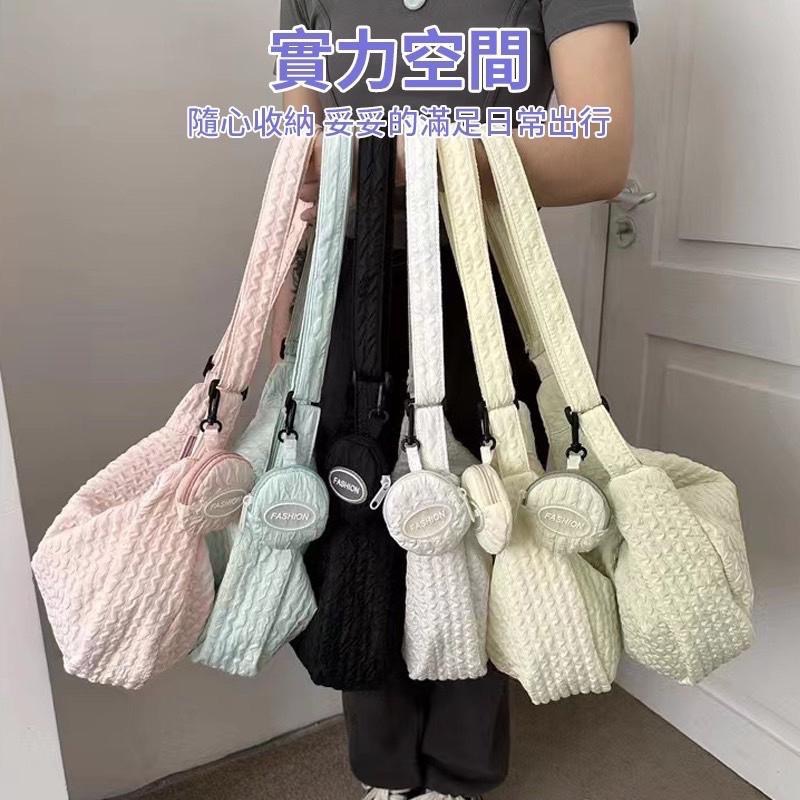 美式泡泡小清新斜背包-細節圖2