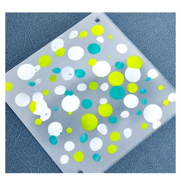 PVC透明方形繪畫掛飾片(20片)-細節圖2