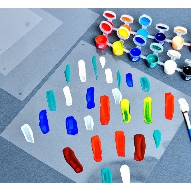 PVC透明方形繪畫掛飾片(20片)-細節圖3