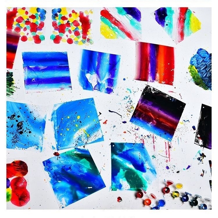 PVC透明方形繪畫掛飾片(20片)-細節圖4