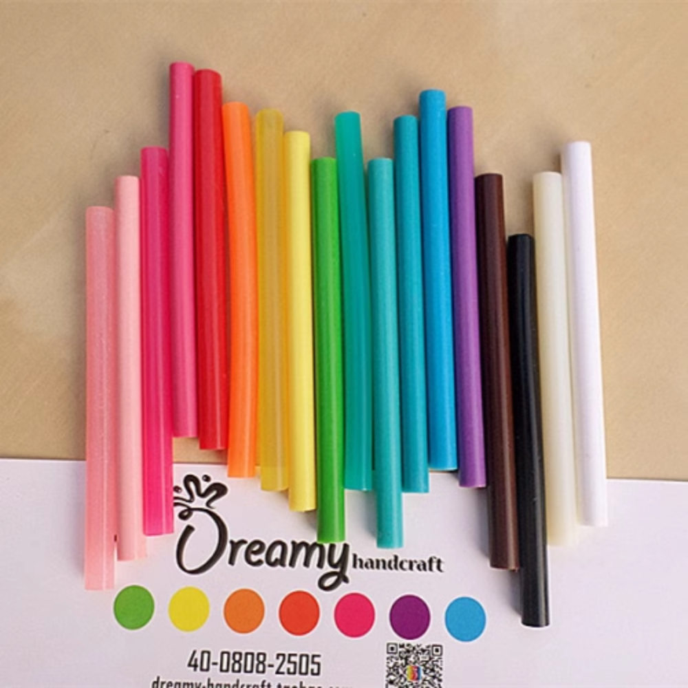 彩色金蔥熱熔膠棒素材(20支)-細節圖2