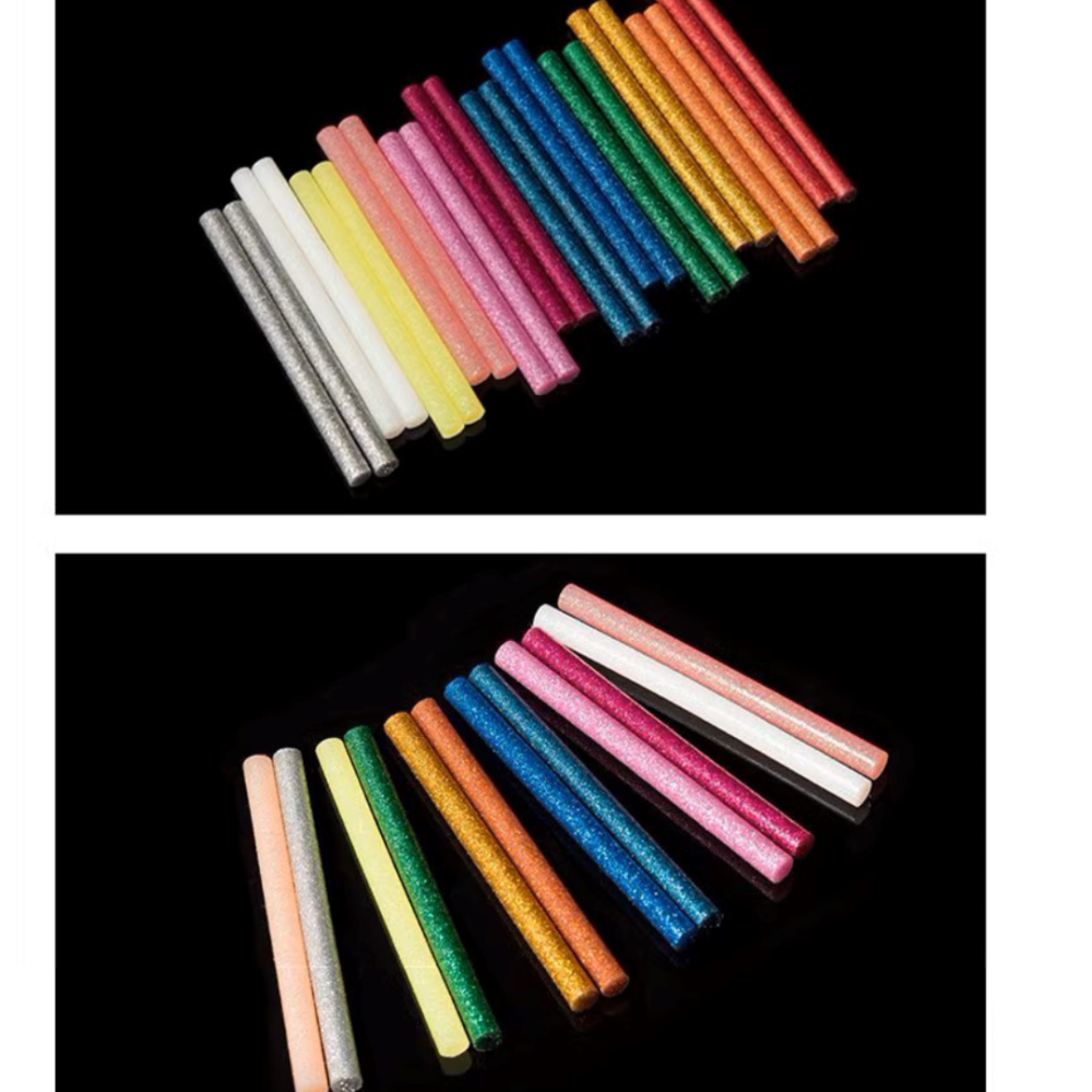 彩色金蔥熱熔膠棒素材(20支)-細節圖4