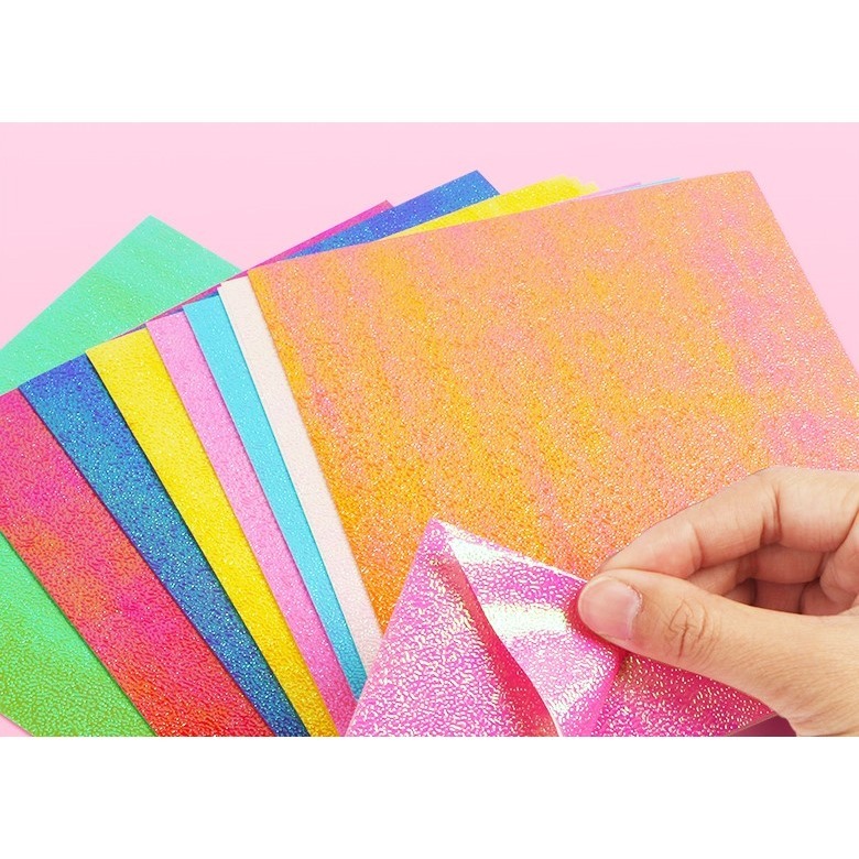 彩色珠光折紙摺紙15公分(50張)-細節圖5