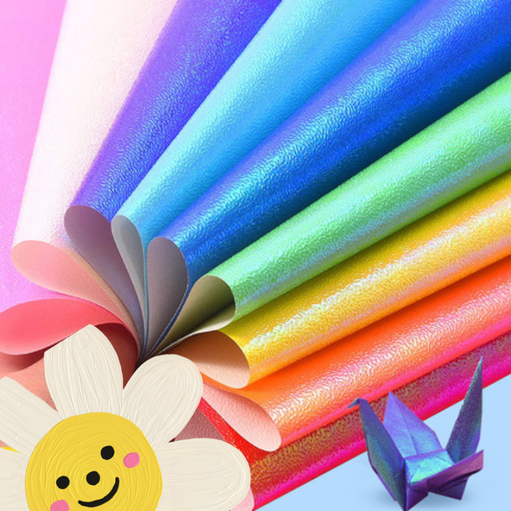 彩色珠光折紙摺紙15公分(50張)-細節圖7