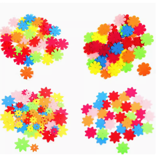 花朵造型不織布造型布片(無背膠)(160片)-細節圖5