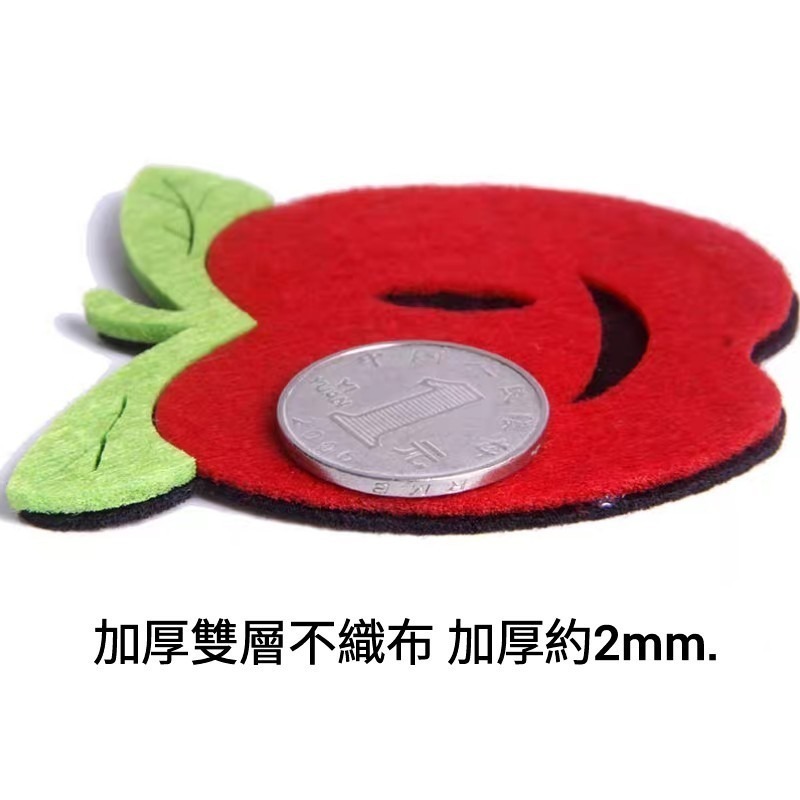 水果款加大加厚不織布造型布片(無背膠)(10款)-細節圖2