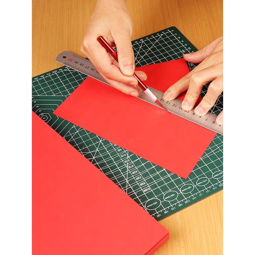 春節大紅色折紙剪紙A4(無背膠)(100張)-細節圖5