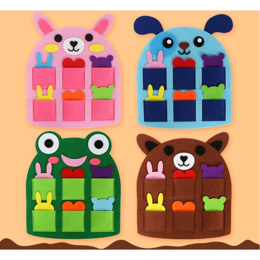 幼兒園角落秩序不織布佈置掛袋-細節圖2