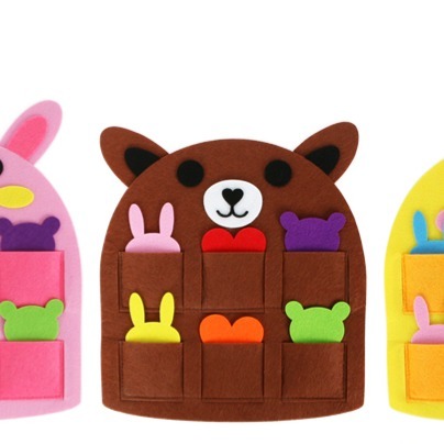 幼兒園角落秩序不織布佈置掛袋／④ 環境佈置品-規格圖5