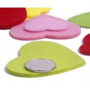 加大加厚愛心不織布造型布片16公分(無背膠)(8片)-細節圖2