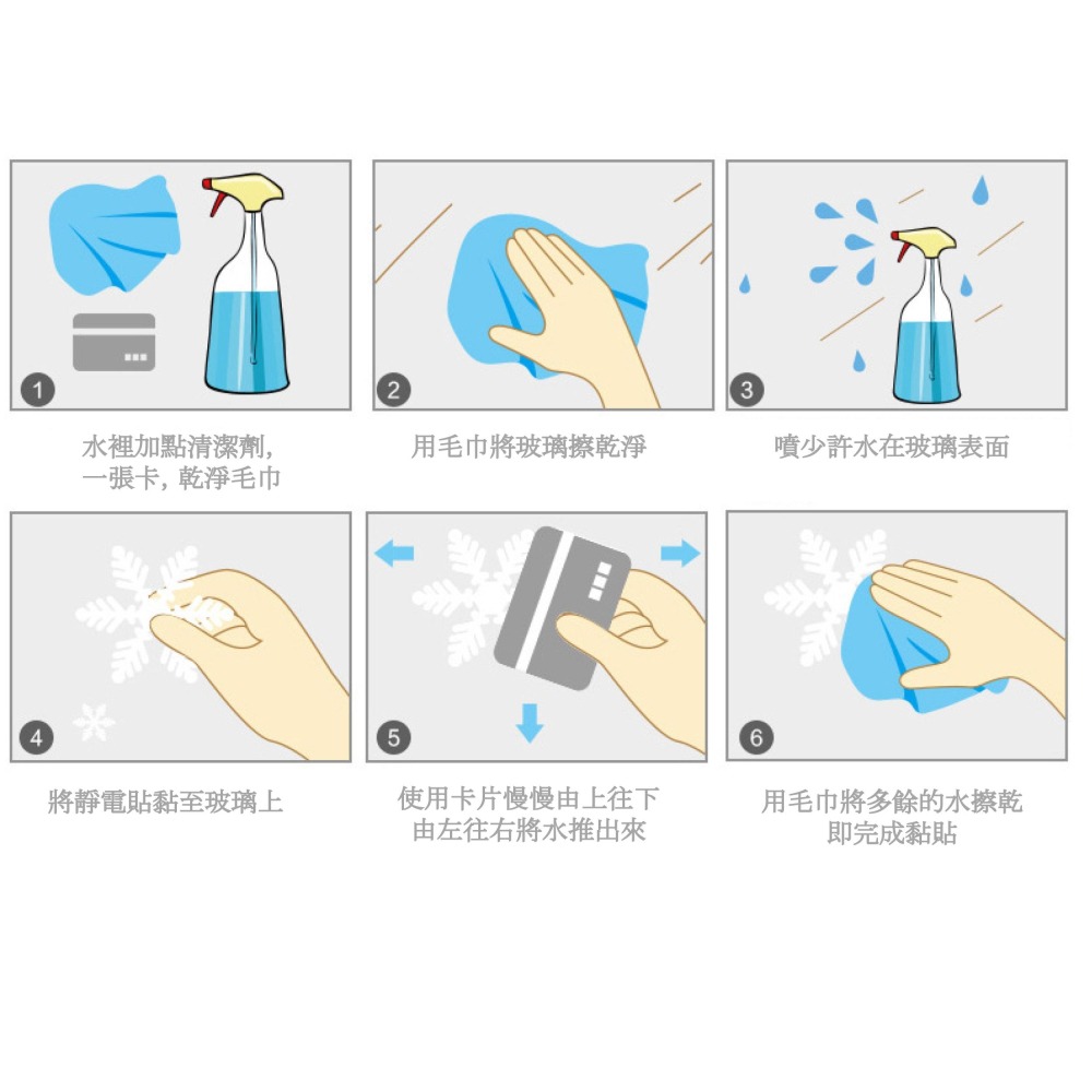 無痕玻璃佈置靜電貼（動物音樂節）-細節圖2