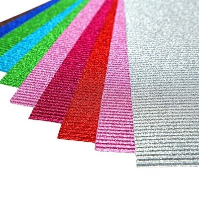 彩色金蔥瓦楞紙10色A4(無背膠)(10張)-細節圖3