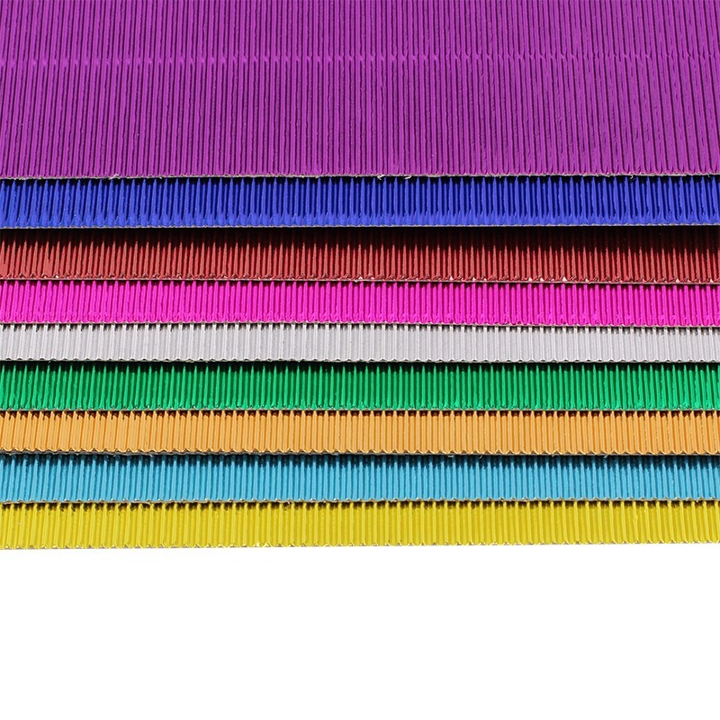 彩色金蔥瓦楞紙10色A4(無背膠)(10張)-細節圖9